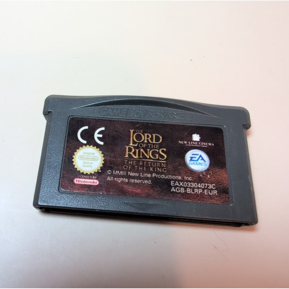 EA Lord of the Rings The Return of the King GBA AGB-BLRP-EUR Action EUC